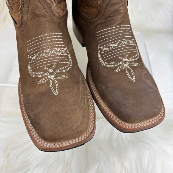 Cuatrero Pull Up Western Cowboy Boots - Picture 2 of 15